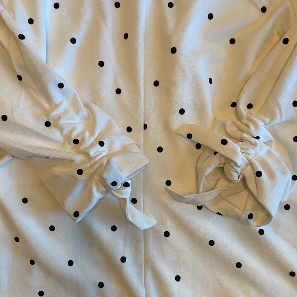 Boom Boom Jeans White Polka Dot Women's Blazer 🆕 - Picture 12 of 14